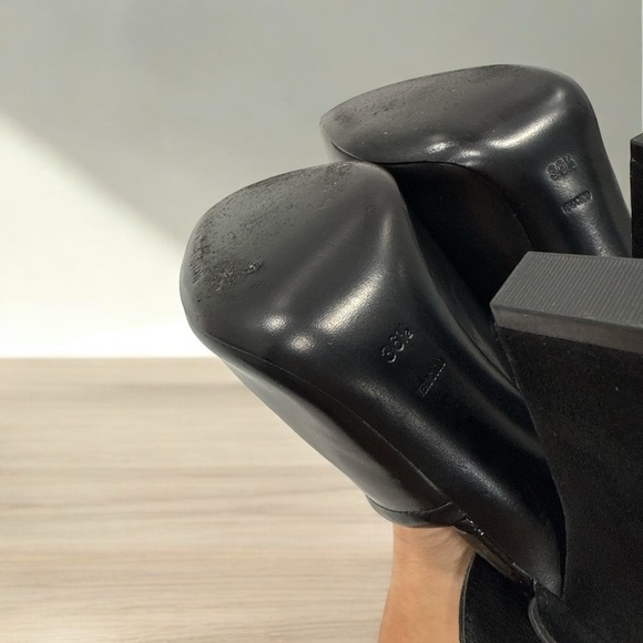 Alexander Wang Cult Mackenzie Booties | Color: Black | Size: 36.5 Suede/Leather - Picture 15 of 17